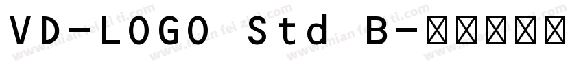 VD-LOGO Std B字体转换